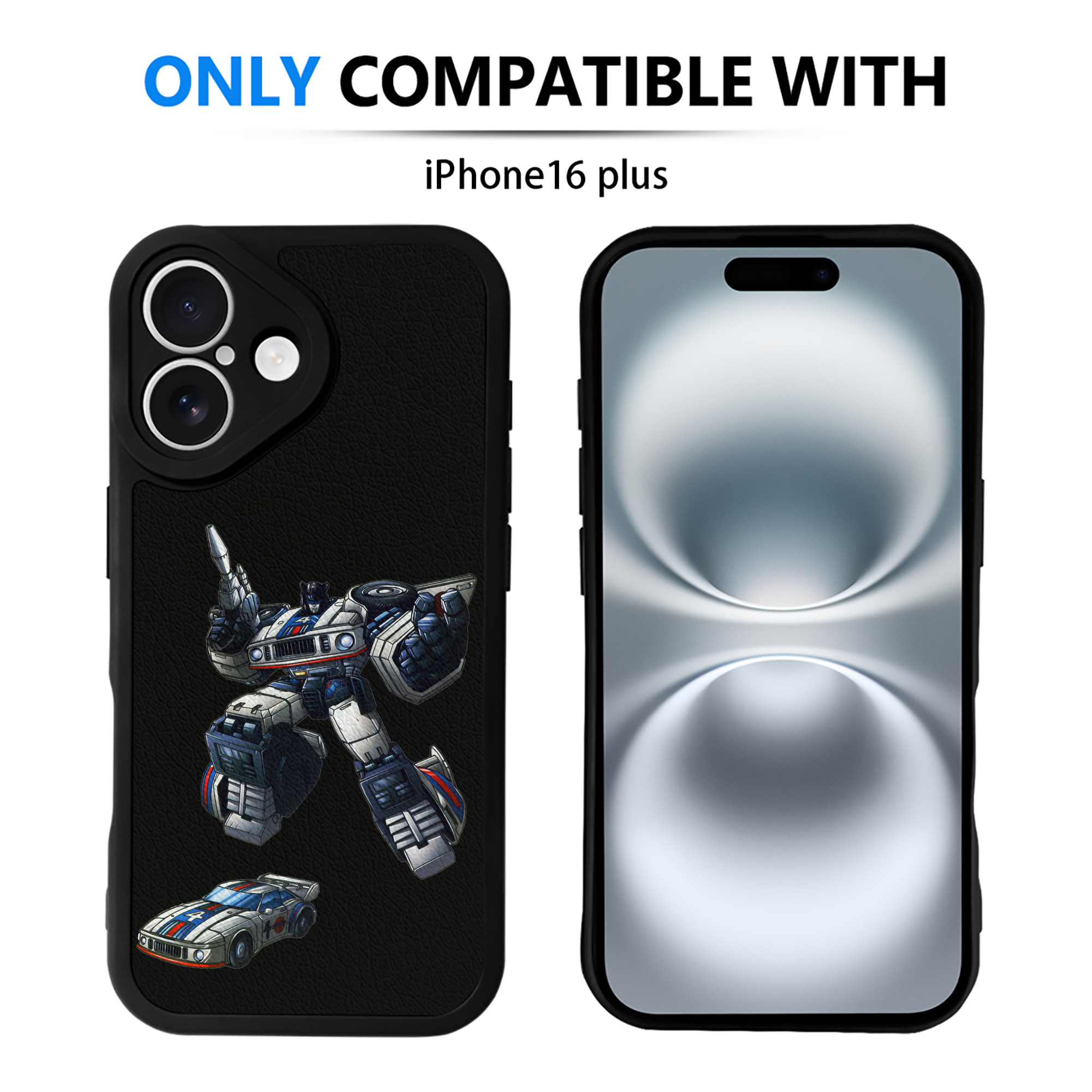 （画像用）  【iPhone 16シリーズ対応】シリコンスマホケース（レザー調） 材質：シリコン